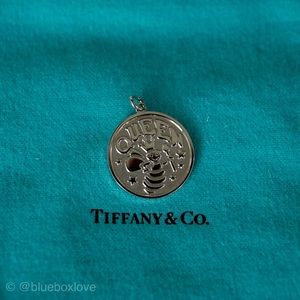 Authentic Tiffany & Co silver Queen Bee Charm